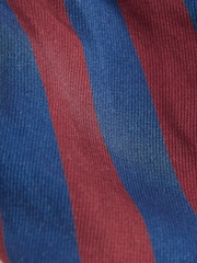 Marineblau/Burgunderrot - Stripe Column Skirt - Bild 8 von 8