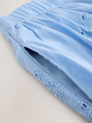 Blue Embroidered Paisley Midi Skirt - Image 3 of 3