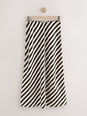 Schwarz/Weiß - Stripe Column Skirt - Bild 6 von 8