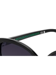 Polaroid Cat Eye Black Sunglasses With Jewel Embellishment - Image 2 of 8