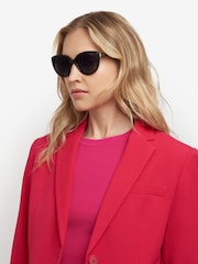 Polaroid Cat Eye Black Sunglasses With Jewel Embellishment - Image 8 of 8