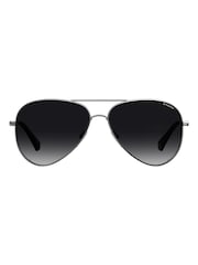 Polaroid Monochrome Pilot Black Sunglasses - Image 4 of 4