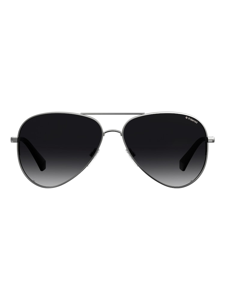Polaroid Monochrome Pilot Black Sunglasses - Image 4 of 4