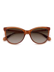 Polaroid Cat Eye Brown Sunglasses - Image 3 of 7