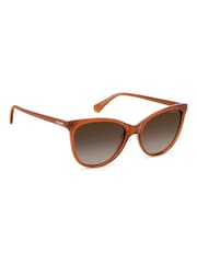 Polaroid Cat Eye Brown Sunglasses - Image 4 of 7