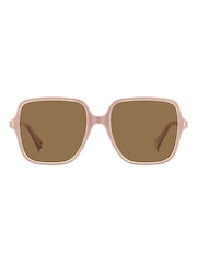 Polaroid Oversized Pink Square Sunglasses - Image 1 of 6