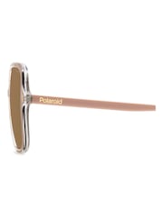 Polaroid Oversized Pink Square Sunglasses - Image 5 of 6