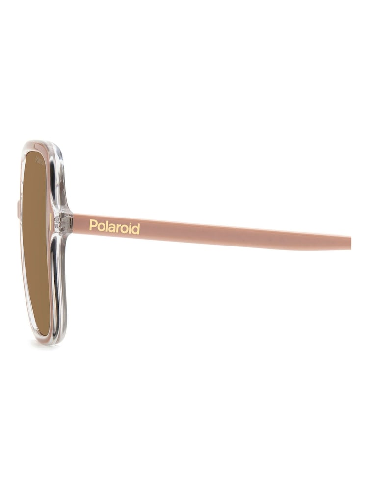 Polaroid Oversized Pink Square Sunglasses - Image 5 of 6