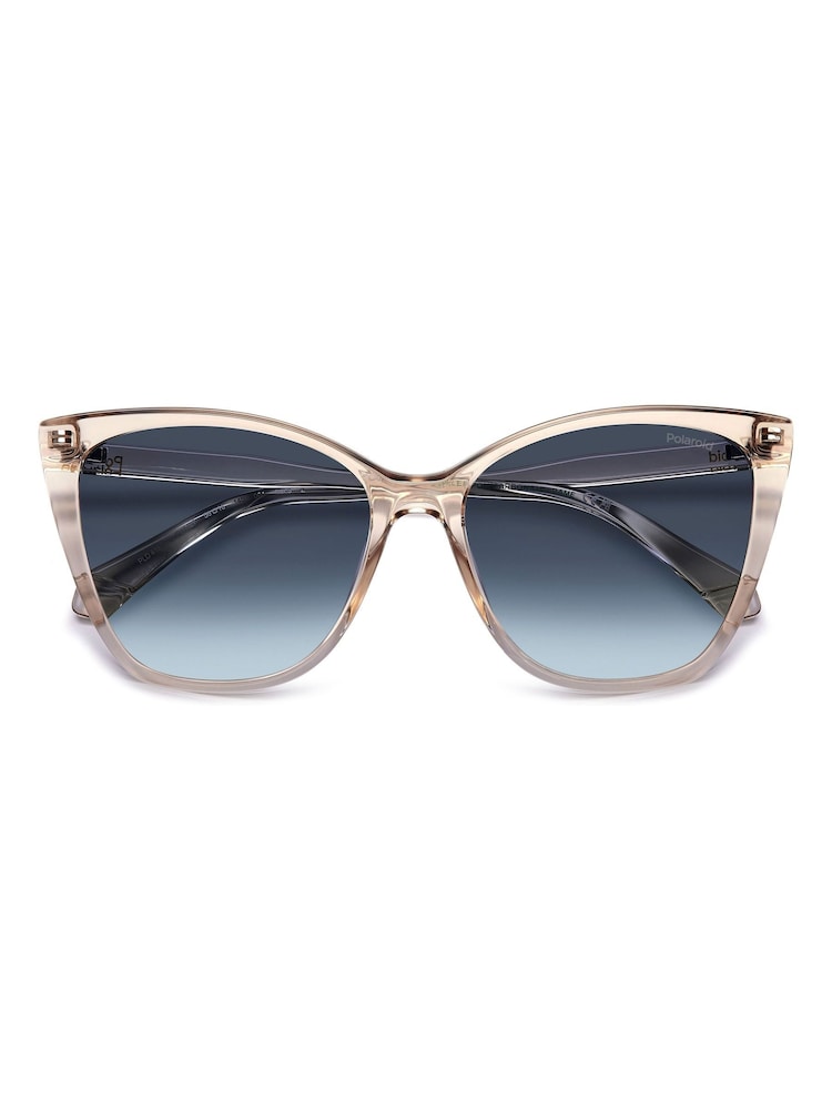 Polaroid Nude Rectangular Sunglasses - Image 1 of 5 Polaroid Nude Rectangular Sunglasses - Image 1 of 5