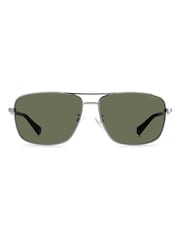 Polaroid Grey Navigator Sunglasses - Image 2 of 5