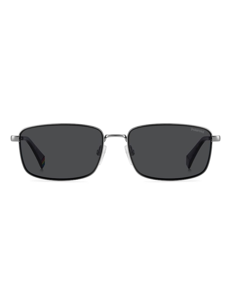 Polaroid Rectangular Black Sunglasses - Image 1 of 5