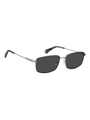 Polaroid Rectangular Black Sunglasses - Image 3 of 5
