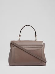 LK Bennett Natural Darcie Leather Top Handle Cross-Body - Image 2 of 5