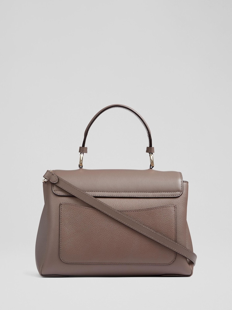 LK Bennett Natural Darcie Leather Top Handle Cross-Body - Image 2 of 5