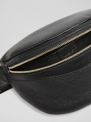LK Bennett Black Rosie Grained Leather Chest Bag - Image 3 of 3