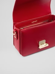 LK Bennett Red Frankie Smooth Leather Core Cross-Body - Image 3 of 5