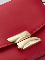 LK Bennett Red Frankie Smooth Leather Core Cross-Body - Image 5 of 5
