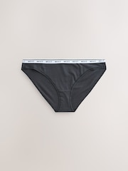 Leopard Print High Leg Logo Knickers 4 Pack - Image 2 of 7