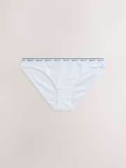 Leopard Print High Leg Cotton Logo Knickers 4 Pack - Image 9 of 11