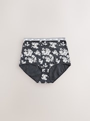 Negro/blanco crudo - Pack de 4 bragas con logotipo - Imagen 2 de 7