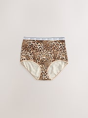 C леопардовым узором - Logo Knickers 4 Pack - Изображение 3 из 6