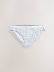 Gingham Print Bikini Logo Knickers 7 Pack - Image 4 of 10