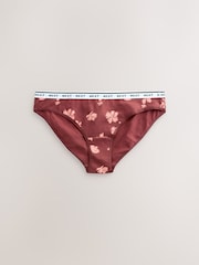 Gingham Print Bikini Logo Knickers 7 Pack - Image 5 of 10