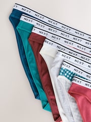 Estampado de cuadros - Pack de 7 bragas con logotipo - Imagen 10 de 13