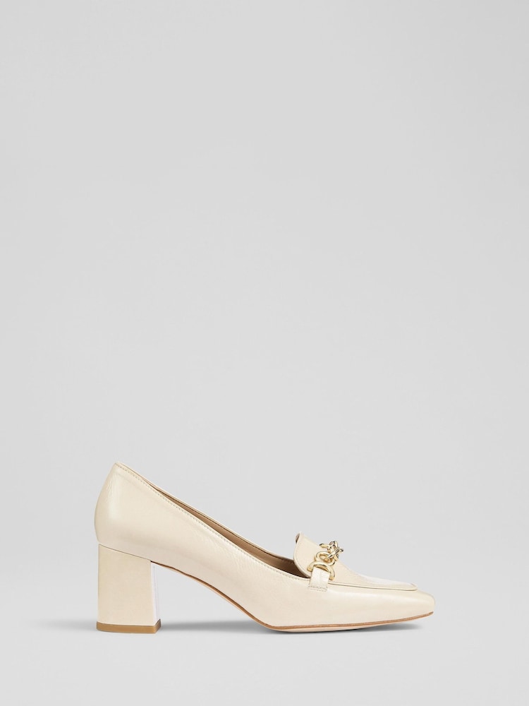 LK Bennett Johanna Trim Block Loafers - Slika 1 iz 4 LK Bennett Johanna Trim Block Loafers - Slika 1 iz 4