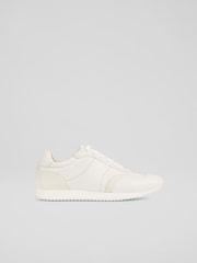 LK Bennett Natural Sport Nylon & Leather Sport Runner - Image 1 of 4
