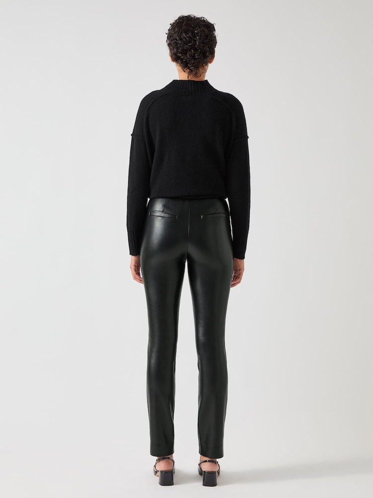 LK Bennett Black Ellen Stretch Skinny Trousers - Image 2 of 4