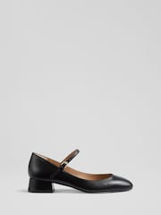 LK Bennett Black Beatrix Low Block Mary Jane - Image 1 of 4