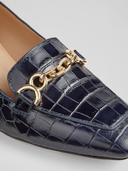 LK Bennett Johanna Trim Block Loafers - Slika 4 iz 4