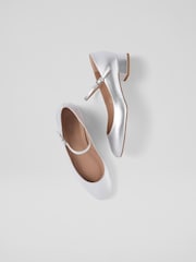 LK Bennett Metallic Beatrix Low Block Mary Jane - Image 3 of 4