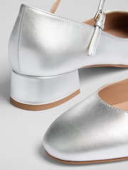 LK Bennett Metallic Beatrix Low Block Mary Jane - Image 4 of 4