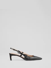 LK Bennett Marilyn Nappa Leather Stud Mini Bow - Slika 1 iz 4