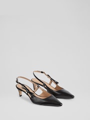 LK Bennett Marilyn Nappa Leather Stud Mini Bow - Slika 2 iz 4