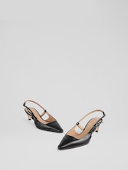 LK Bennett Marilyn Nappa Leather Stud Mini Bow - Slika 3 iz 4