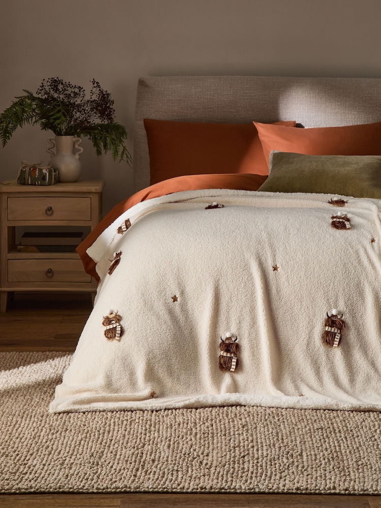 Cosy Hamish Embroidered Throw - Slika 1 iz 5