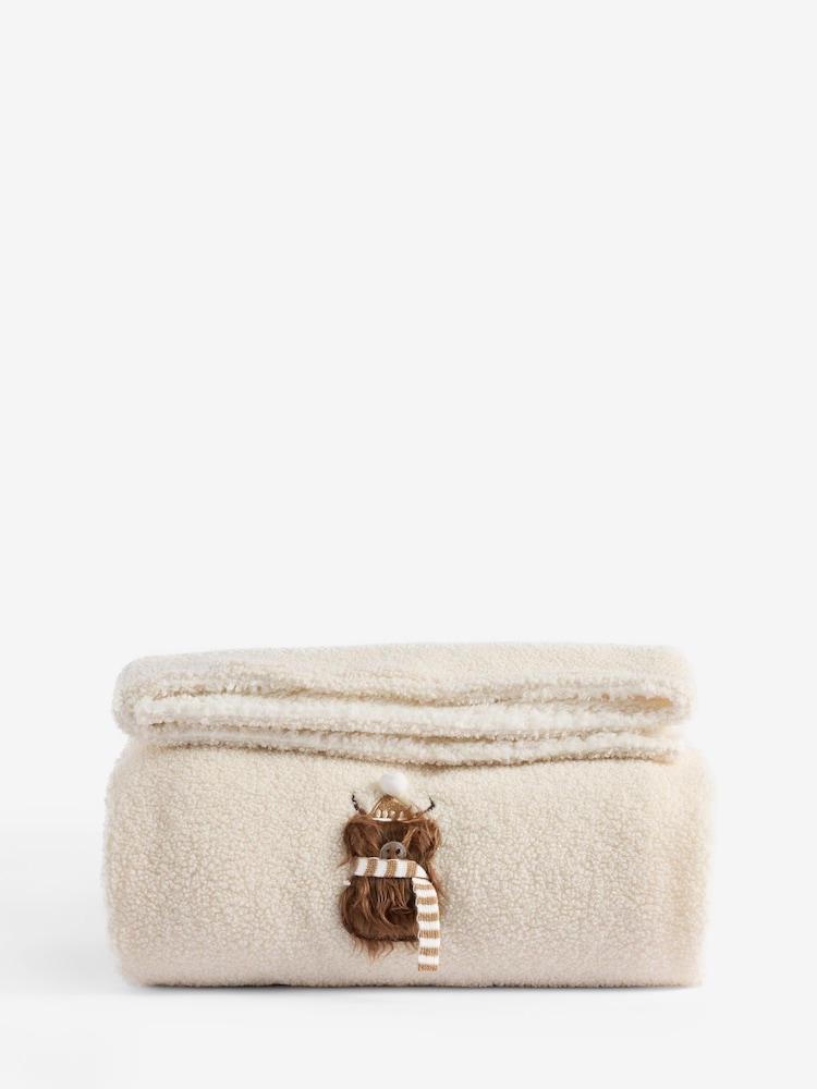 Cosy Hamish Embroidered Throw - Slika 5 iz 5