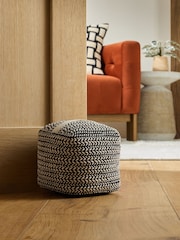 Monochrome Two Tone Plait Textured Doorstop - Image 1 of 4