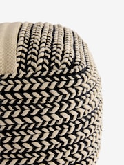 Monochrome Two Tone Plait Textured Doorstop - Image 4 of 4