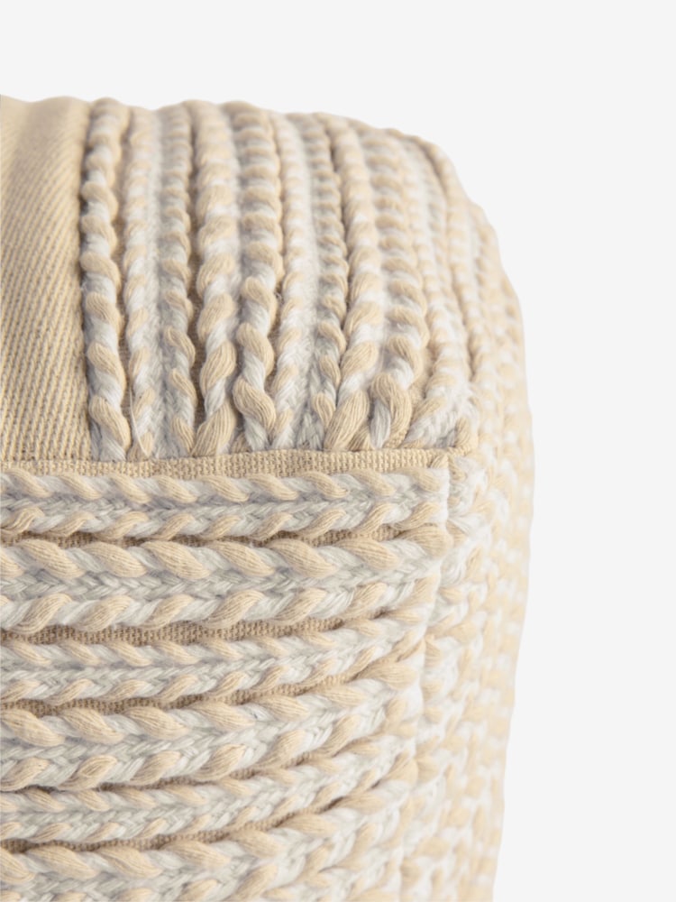 Natural Two Tone Plait Textured Doorstop - Image 4 of 4