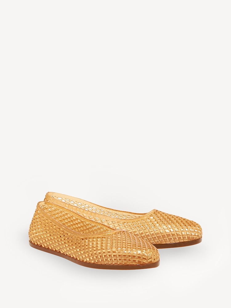 Ancient Greek Sandals Yellow IRO Jelly Shoes - Image 2 of 4