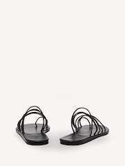 Ancient Greek Sandals Black Imatio Sandals - Image 3 of 4