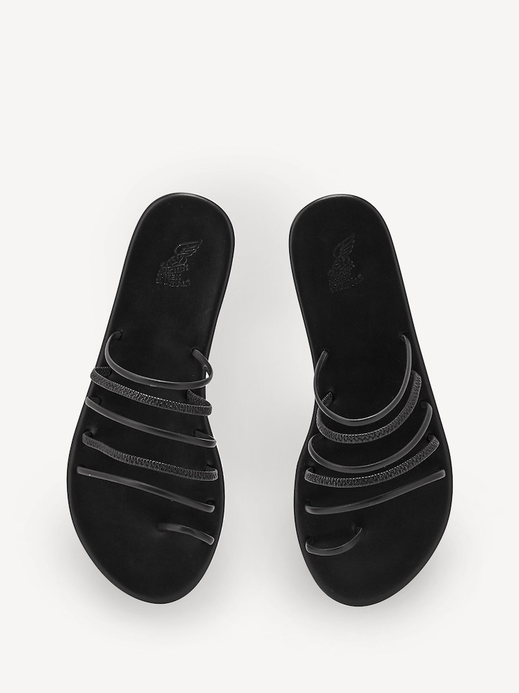 Ancient Greek Sandals Black Imatio Sandals - Image 4 of 4 Ancient Greek Sandals Black Imatio Sandals - Image 4 of 4
