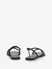 Ancient Greek Sandals Black Bomba Leather Sandals - Image 2 of 3