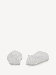 Ancient Greek Sandals Silver IRO Jelly Shoes - Image 3 of 4