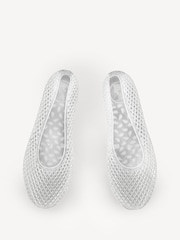 Ancient Greek Sandals Silver IRO Jelly Shoes - Image 4 of 4