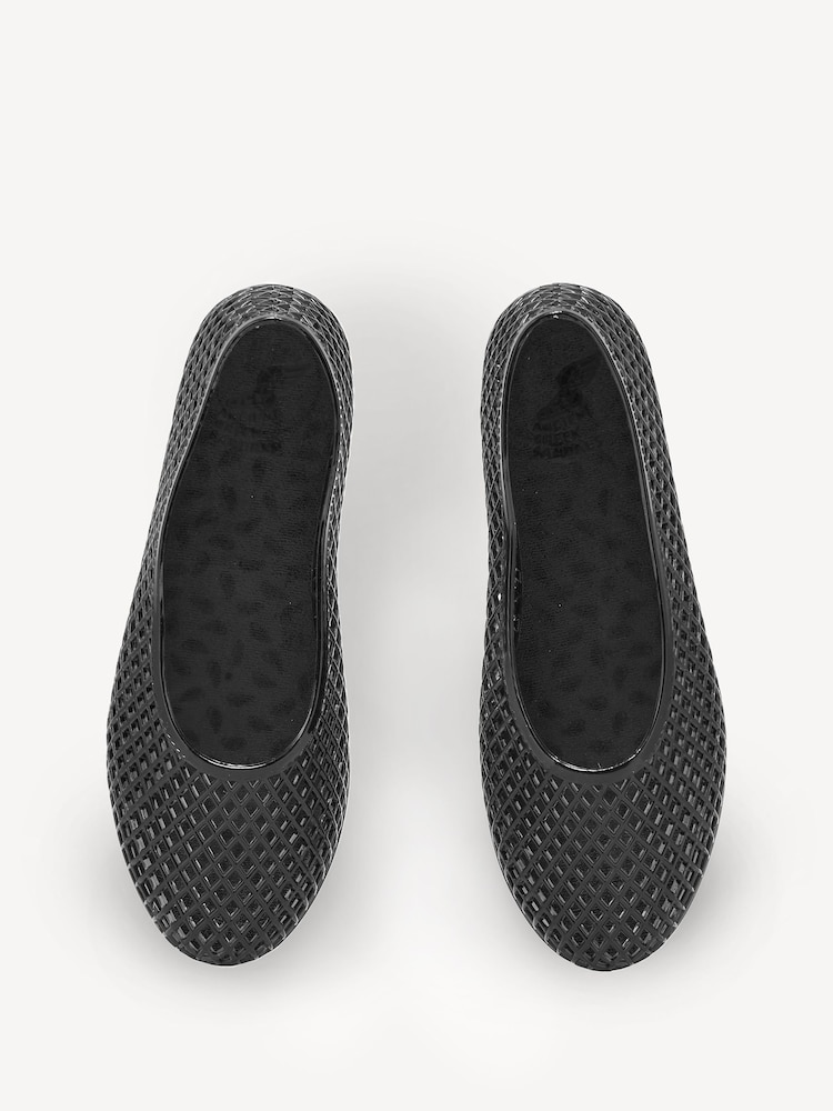 Ancient Greek Sandals Black IRO Jelly Shoes - Image 4 of 4